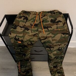 Smoke Rise stacked camo pants